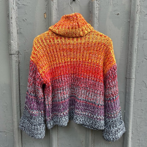525 America Rainbow knit turtleneck, size xs - Picture 10 of 10